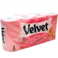 Velvet XXL Papier toaletowy łagodnie różowy