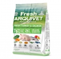 Karma Półmiękka dla szczeniaka ARQUIVET Puppy 75%25 Mięsa Łosoś In