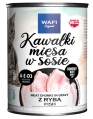 WAFI Karma dla kota Kawałki w Sosie  z Rybą 415g